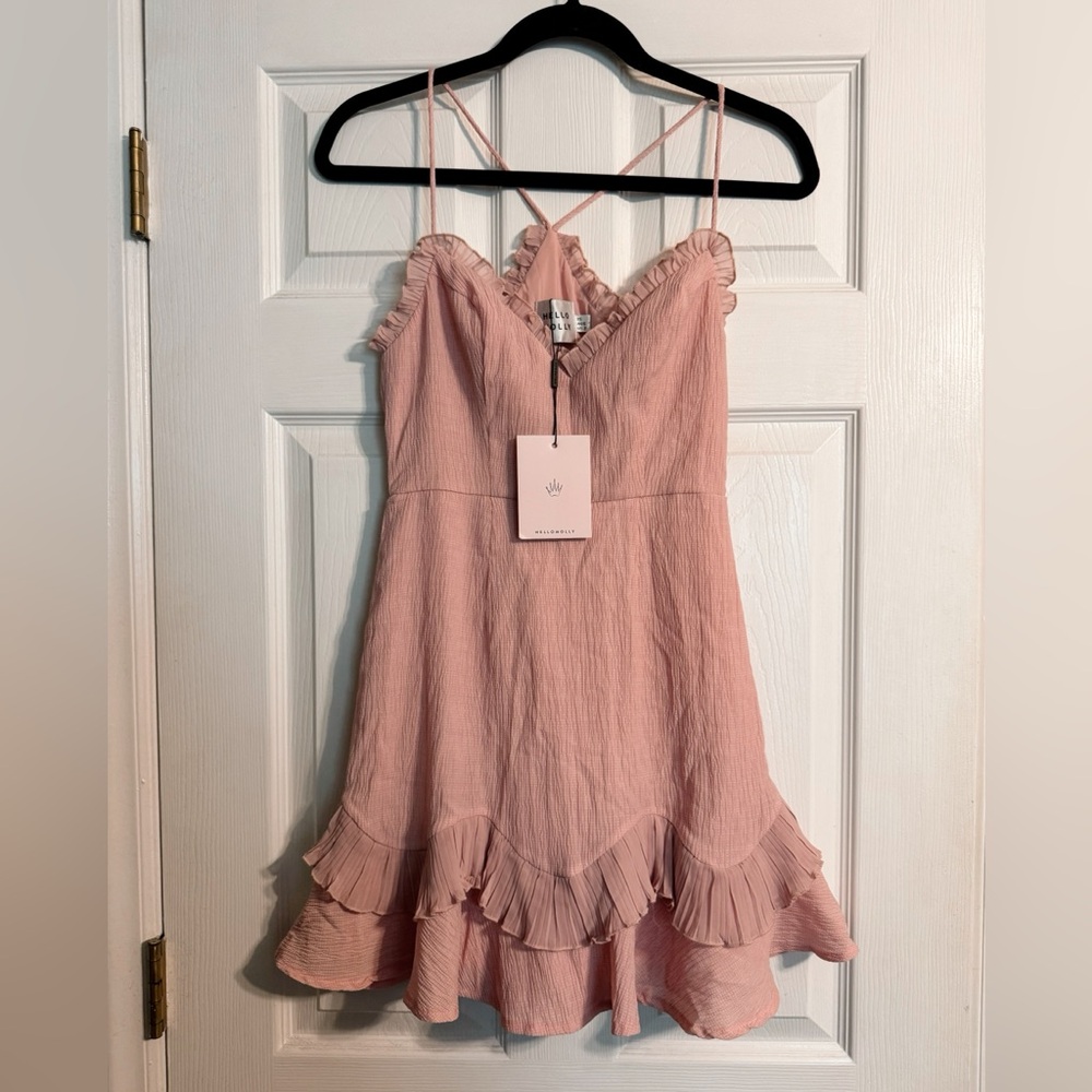 Hello Molly Scorpio Season Dress in Blush